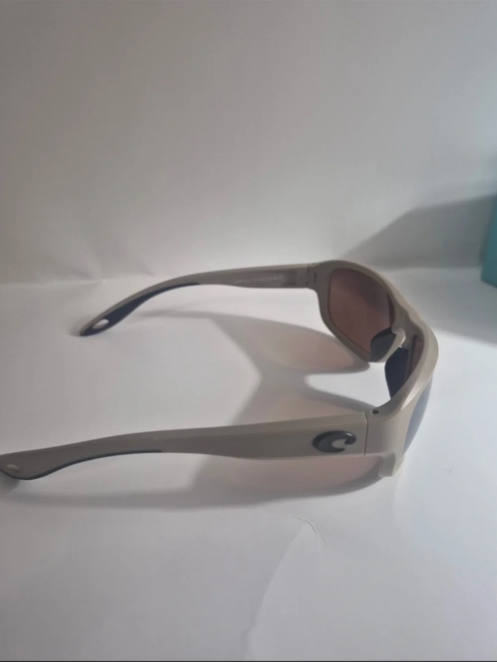 Costa Gray Wrap Sunglasses with Subtle Mirrored Lenses